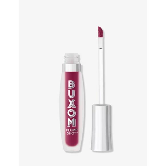 Buxom Plump Shot Sheer Tint Full On Plumping Lip Gloss Plum Power $25 MSRP - Picture 1 of 6